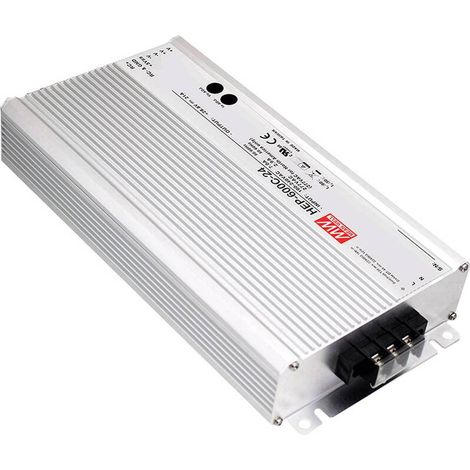 [NEUWERTIG] B-Ware MEAN WELL Bleiakku-Ladegerät Batterie-Lader 24 V HEP-600C-24 Ladestrom 21 A (1/2)