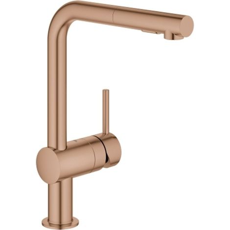 Grohe Minta Monomando de fregadero 1/2" HIGH Bronze, 30274DL0
