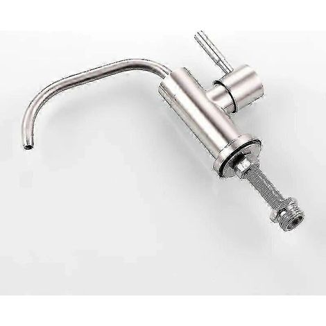 Küchenarmatur mit Edelstahl-Umkehrosmose-Wasserfilter, direkter Trinkwasseranschluss (1/5)
