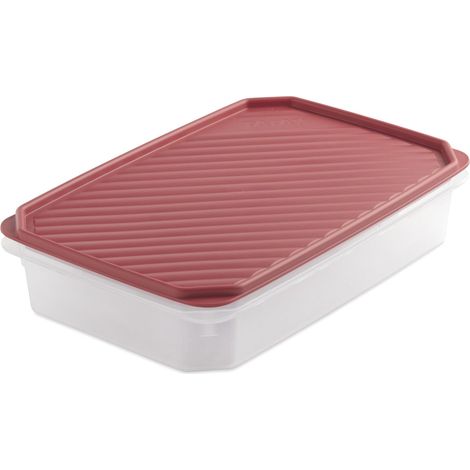 Boîte Alimentaire Plastique 2,1 L Flex, 28,5 x 18,5 x 6 cm (1/5)