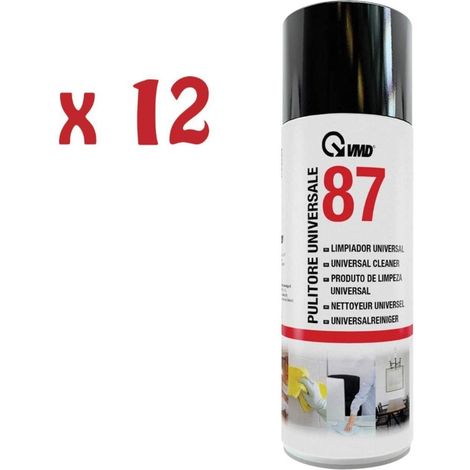 12 bombolette spray pulitore universale 400ml Vmd 87