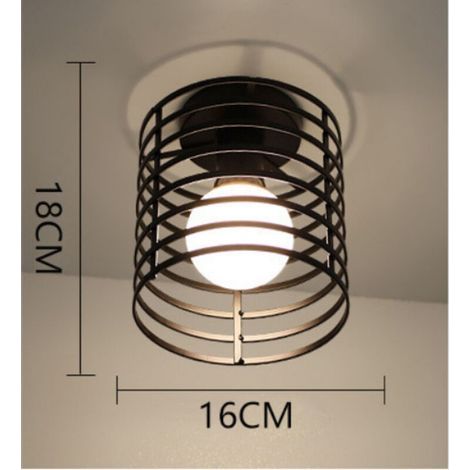 Geometric wrought iron wall lamp for living room, kitchen, attic, dining room, cafe (bulb not included). Seven layers of round E27 white light. (1/5)