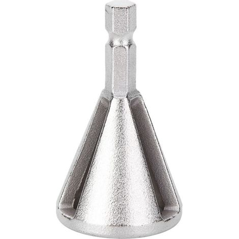 Outil d'ébavurage et de chanfreinage avec lames tranchantes en carbure de tungstène, ébavurage rapide de la tige hexagonale, élimination des bavures externes pour tige métallique, boulon, tuyau, impre