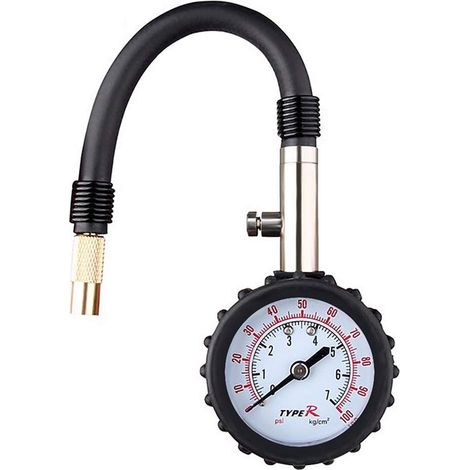 Digitales Reifendruckmessgerät für Auto, Motorrad und Fahrrad – 0–100 PSI