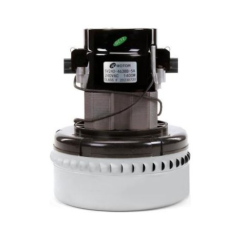 Atepac – Moteur 1400W pour centrale d’aspiration – Compatible Ametek Lamb 116354, 117396, 116110, 116125 – Dépression 2921 mm, débit 184 m3/h – Garantie 2 ans