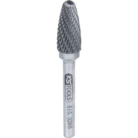 KS Tools HM Rundbogen-Frässtift Form F, 12mm - 515.3265