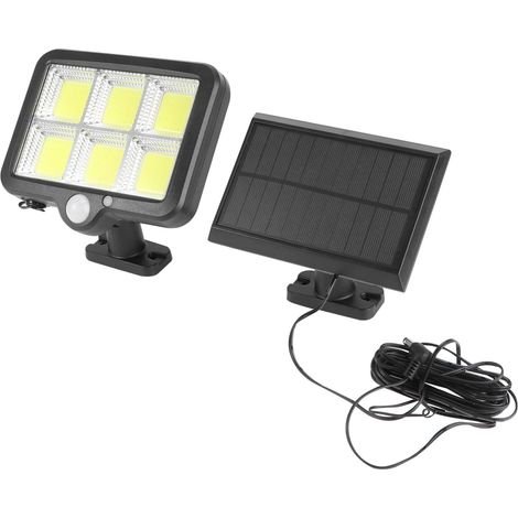 5m Lampe Solaire Murale Sensing Cob Étanche Éclairage Extérieur Intelligent (1/5)