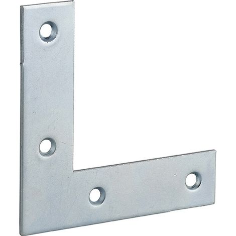 Piastra squadra angolare 80x80x20mm, acciaio zincato - THIRARD
