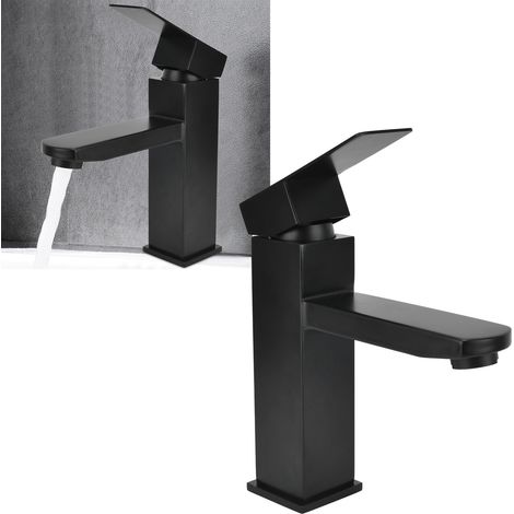 Robinet mitigeur eau chaude/eau froide M32 en acier inoxydable 304 avec long manche pour salle de bain (1/5)