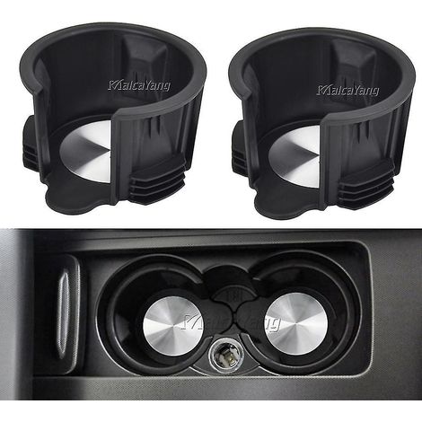 Porte-gobelets pour console centrale de Land Rover Discovery 5/4 et Range Rover Sport (référence LR087454) - Lot de 2 pièces chromées. (1/5)