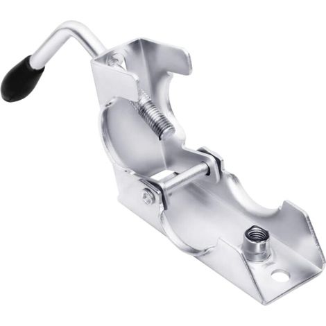 Vtizikl Wiltec Collier de Fixation pour Roue Jockey – 130 x 53 x 150 mm – Ø de tube 48 mm – pour Remorque Vo (1/4)