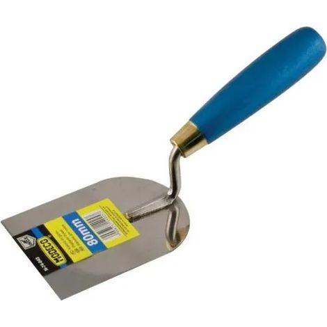 Cazzuola modeco mn-74-042 acciaio inox manico legno