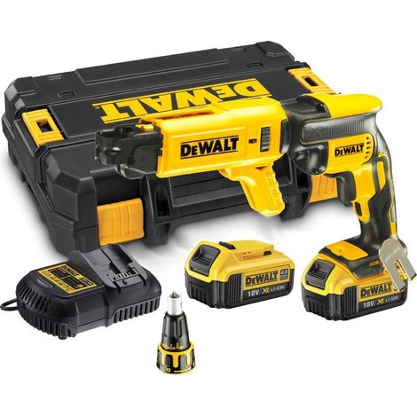 Dewalt DCF620M2K 18v XR Li-Ion Brushless Collated Drywall Screwgun Autofeed 2X4