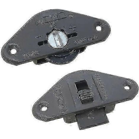 1 pièce de quincaillerie pour meubles, roulette en plastique à l'ancienne pour porte de placard, petite poulie de coffre (1/4)