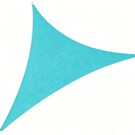 Triangular lake blue awning - outdoor patio awning - pergola - garden shade sail, 3 x 3 x 3 m (1/5)
