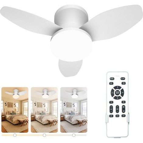 Plafonnier - 36 pouces - dimmable - 6 vitesses - silencieux avec télécommande (1/5)