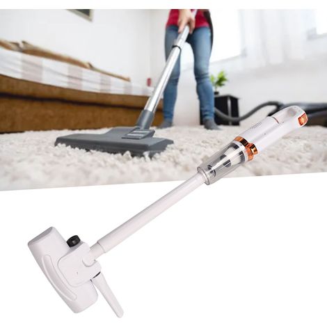 Aspiradora inalámbrica Mano Ultra-Light Stick - Potencia de succión de 8500 Pa - Capacidad del depósito de 500 ml - Color blanco, ideal para suelos y alfombras (1/5)