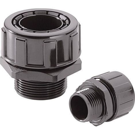 55502461 SILVYN® MPC M16.2 BK Raccord de tuyau noir M16 12 mm droit 1 pc(s) X77658