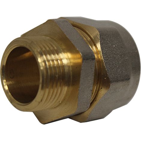 Raccord Multicouche à compression Ø26x3,0 - Droit Mâle 3/4" (20/27) - Henco (1/4)