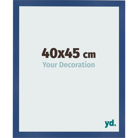 yd. - Cadre photo 40x45 - Bleu Fonce - MDF - Bologna (1/5)