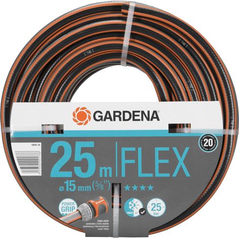 GARDENA Tubo acqua da giardino Comfort FLEX 25 m, 15 mm (5/8") per irrigazione e giardinaggio (18045-26)