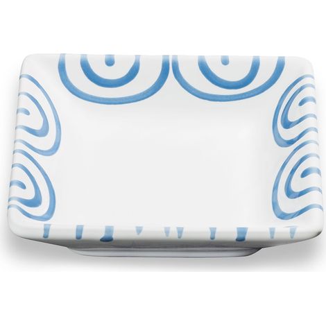 Gmundner Keramik Blaugeflammt, Snackschale (11x11cm)