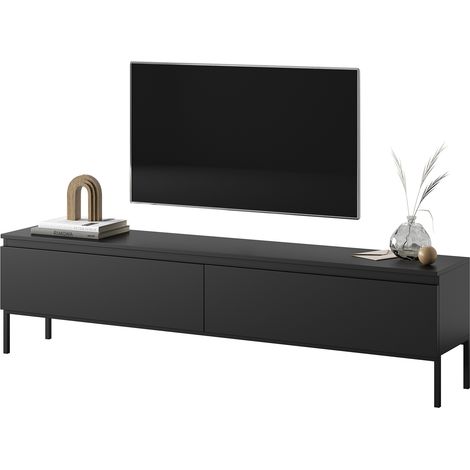 Selsey Bemmi - TV-Schrank Lowboard, Schwarz, 175 cm (1/5)