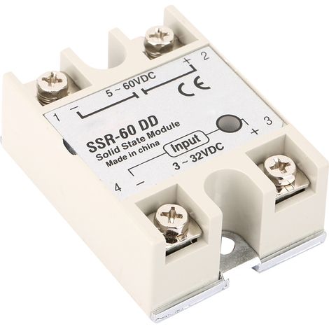 Relais statique DCDC SSR60DD 60A 332 V CC à 5200 V CC (1/5)