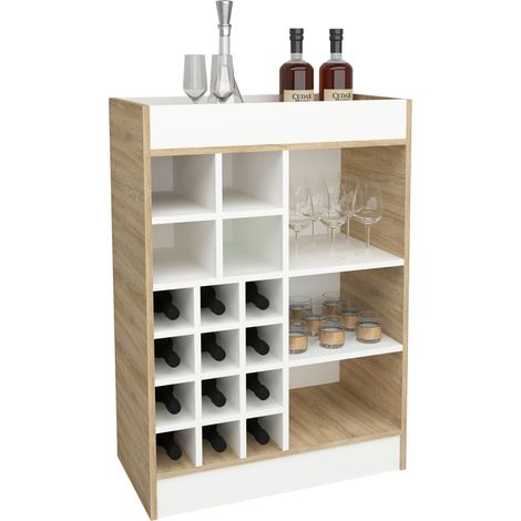 Armadio cucina cassettiera mensola vino Esilo 100x70x38 - VCM