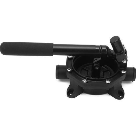 Pompe de cale manuelle à membrane pour bateau, auto-amorçante, 2724 l/h / 720 gal/h, poignée en aluminium à 2 positions pour tuyau de 33 mm de diamètre. (1/5)
