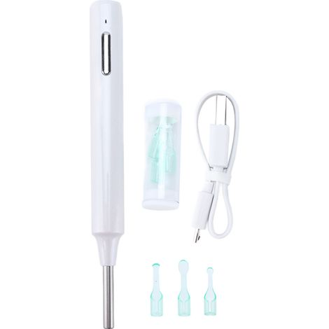 Z10 Endoscope auriculaire WiFi HD sans fil étanche pour nettoyage cérumen, caméra oreille blanche (1/5)