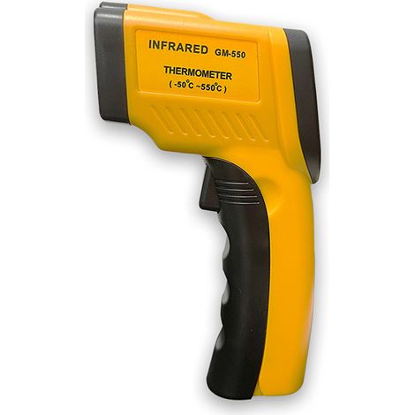 Thermomètre Infrarouge, Sans Contact Laser Thermomètre Infrarouge de -50°C à 550°C, Ecran LCD Rétroéclairé (Pas pour l'homme) (1/5)