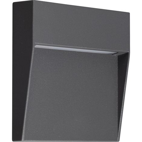 Inspired Mantra - Baker - Applique murale encastrable Small Square, 3W LED, 3000K, 150lm, IP54, Anthracite (1/5)