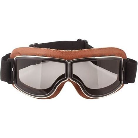 Lunettes de protection rétro pour moto - Anti-buée - Chaudes - Pour l'équitation, le VTT, le motocross.. (1/4)