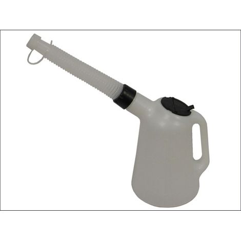 Lumatic MF50/SA Polyethylene Oil Measure Jug with Spout 5 litre LUMMF50SA (1/2)
