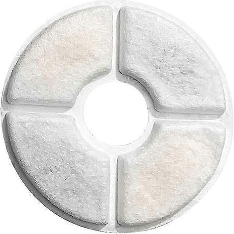 Filtre de rechange pour fontaine à eau pour chat avec résine de charbon actif, distributeur d'eau rond pour 1 chat (1/2)