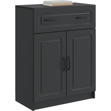 Maison Exclusive - Credenza Nero 66 x 34,5 x 87 cm Legno ingegnerizzato