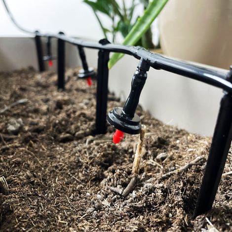 Skylantern – Système d'arrosage goutte à goutte 23m – Kit complet pour jardin, serre et potager – Économie d'eau et installation facile