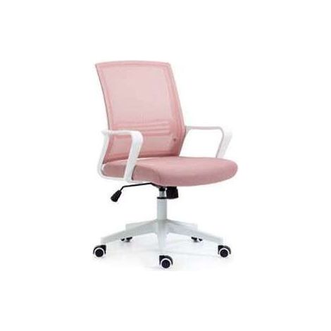 Silla de oficina Epi altura regulable acabado rosa palo. 58cm(ancho ) 92/102cm(altura) 56cm(fondo)