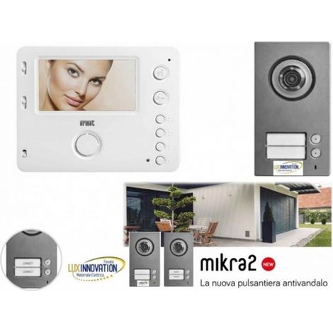 Kit Videocitofono vivavoce MONOFAMILIARE URMET 1784/771 nuovo 1784/761