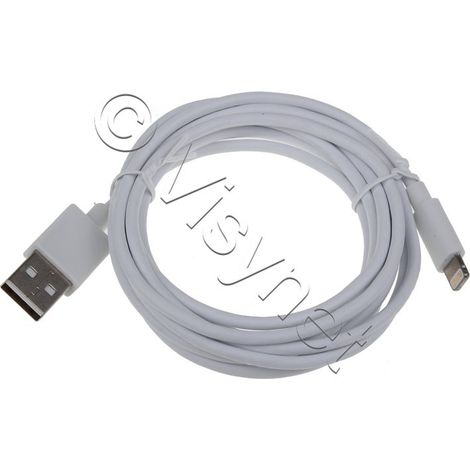 Cable lightning blanc 2m (1/2)