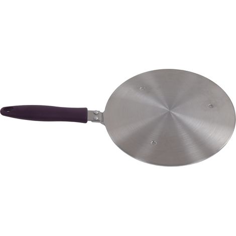 Plaque d'adaptation induction en acier inoxydable 23,5 cm - Diffuseur de chaleur pour casseroles
