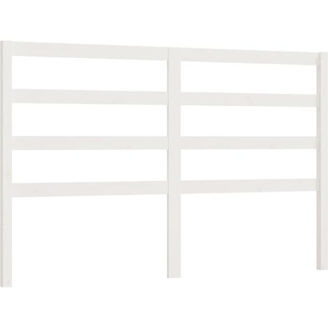 Cabecero accesorio para dormir mueble de dormitorio 166 x 4 x 100 cm madera de pino blanco TDL0203789