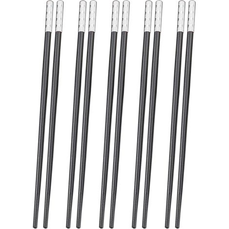 Baguettes - Fibre De Verre - Réutilisables Antidérapantes - Pour Cuisine Asiatique - Lot De 5 Paires (1/5)