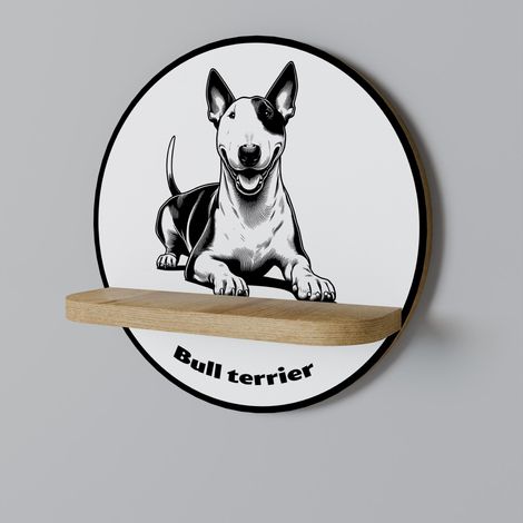 BULLTERRIER Rundes Regal (1/5)