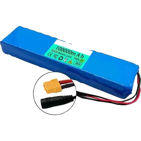 Batería de iones de litio, capacidad de 100 Ah, BMS integrado, XT60-DC (1/2)