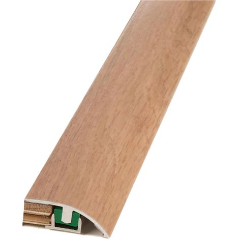 PROFILO CURVO CON BASE PER LAMINATO E PARQUET 'UNI anodizzato argento - PROFILPAS