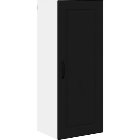 Meuble mural de cuisine，Armoire de cuisine Noir 40 x 31 x 100 cm Bois d'ingénierie CFW53980 (1/5)