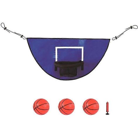 Trampolin mit Mini-Basketballkorb für spektakuläre Dunks (1/5)