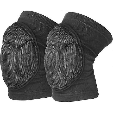 Genouillère de soutien rembourrée en mousse, 1 paire, genouillère de sport anti-écrasement, manchon de protection élastique (1/4)